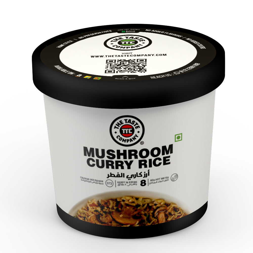 Mushroom Curry Rice