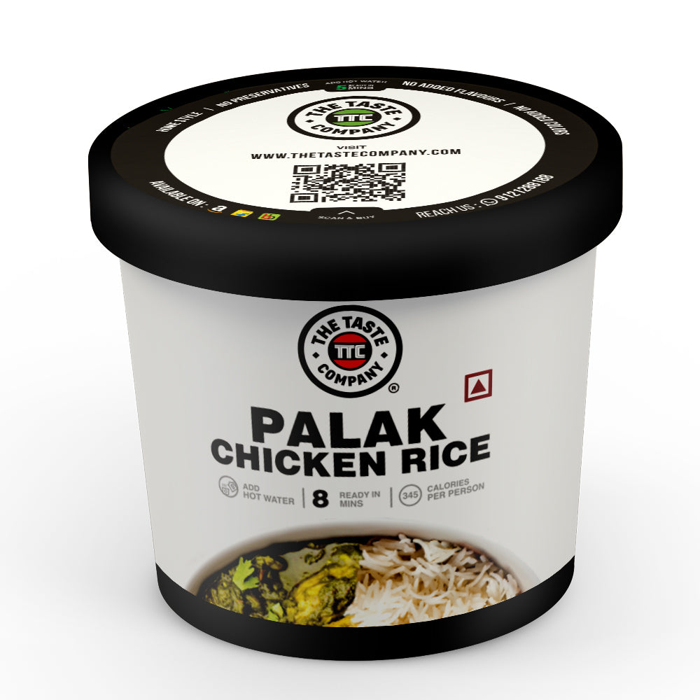 Palak Chicken Rice